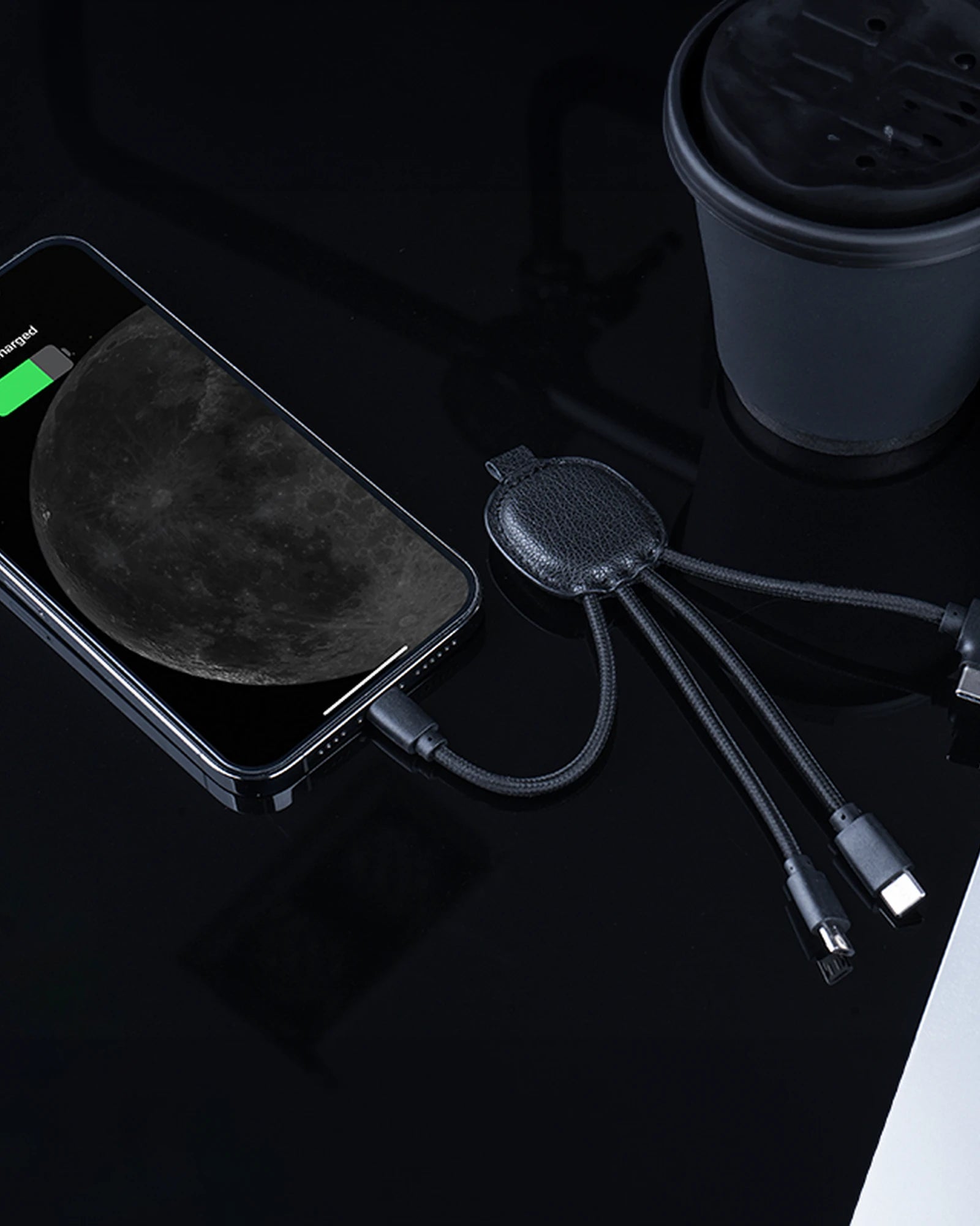 Promotional multi-cable charger for smartphones and devices - 3