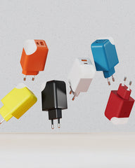 Adaptateur secteur double ports USB C et A 65W à personnaliser - 14