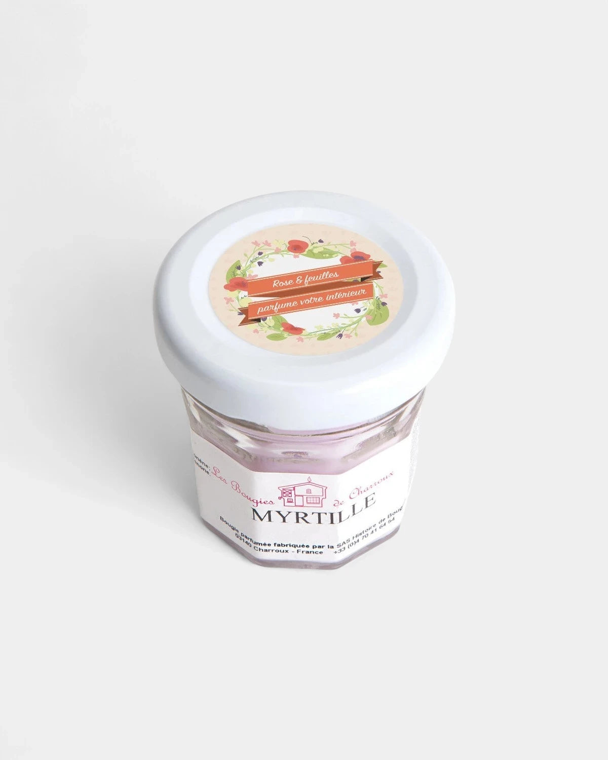 Customizable mini scented candle made in France
