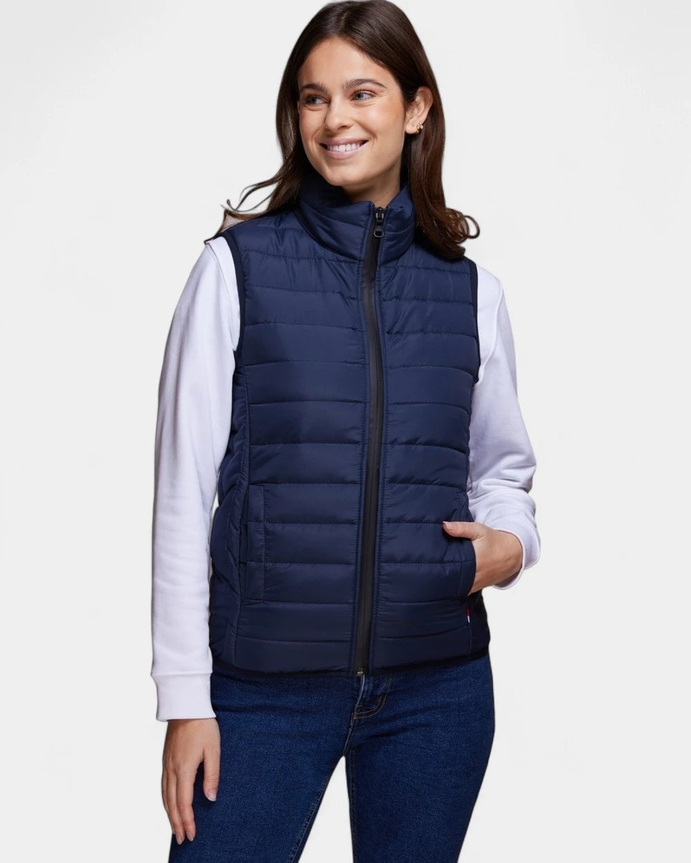 Women's Sleeveless Down Jacket Made in France - Customizable