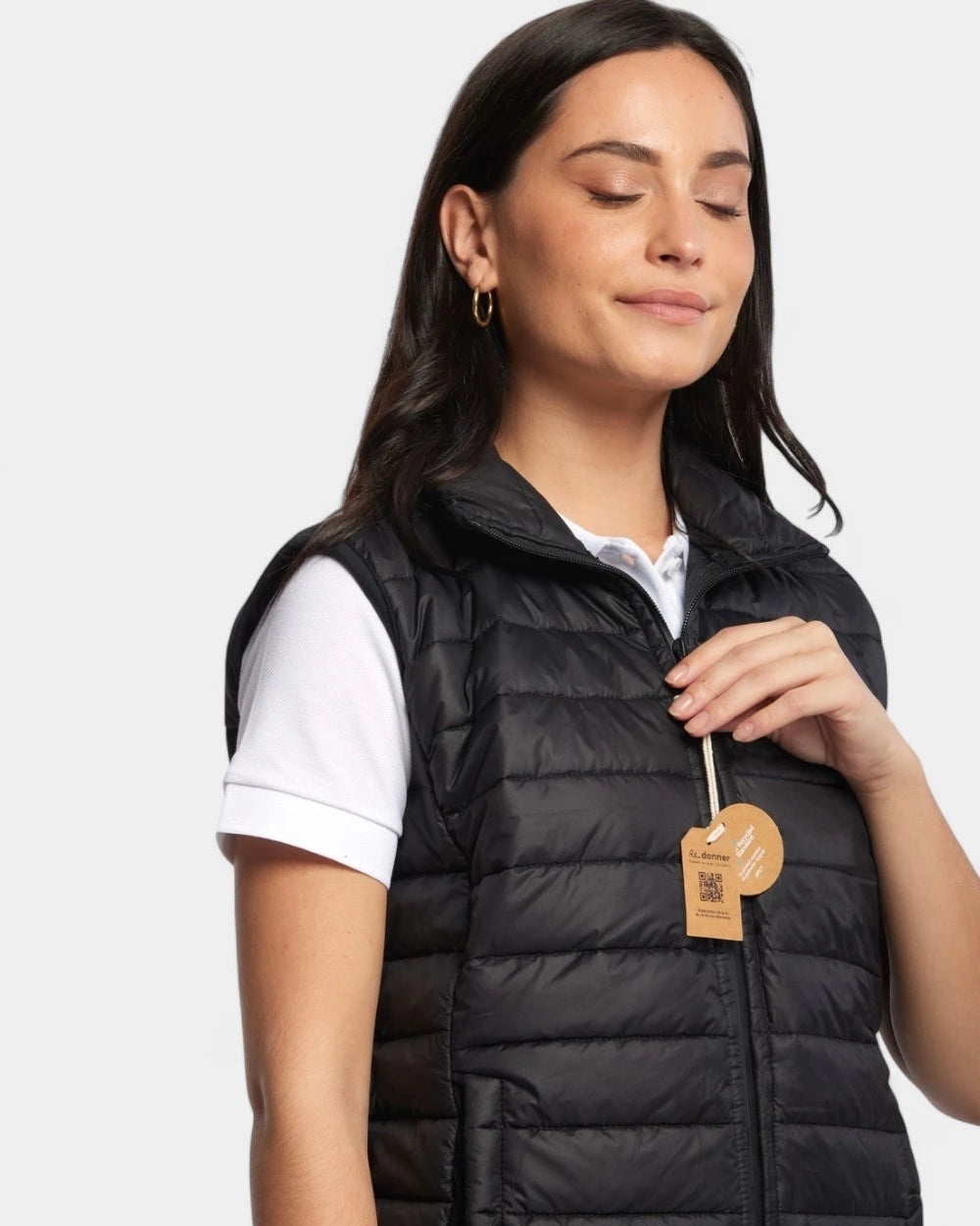 Women's Sleeveless Down Jacket Made in France - Customizable