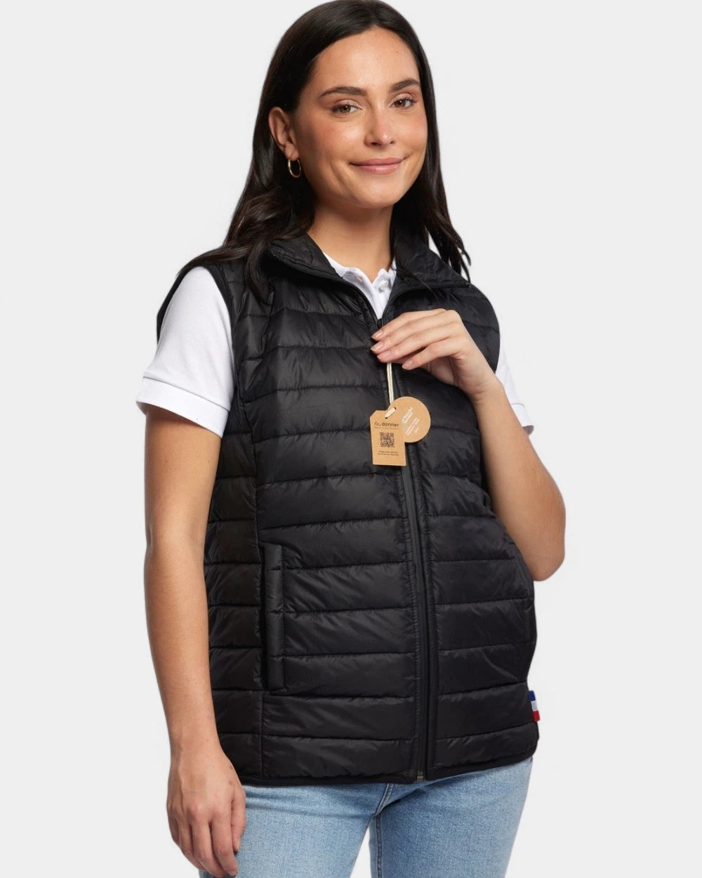 Women's Sleeveless Down Jacket Made in France - Customizable
