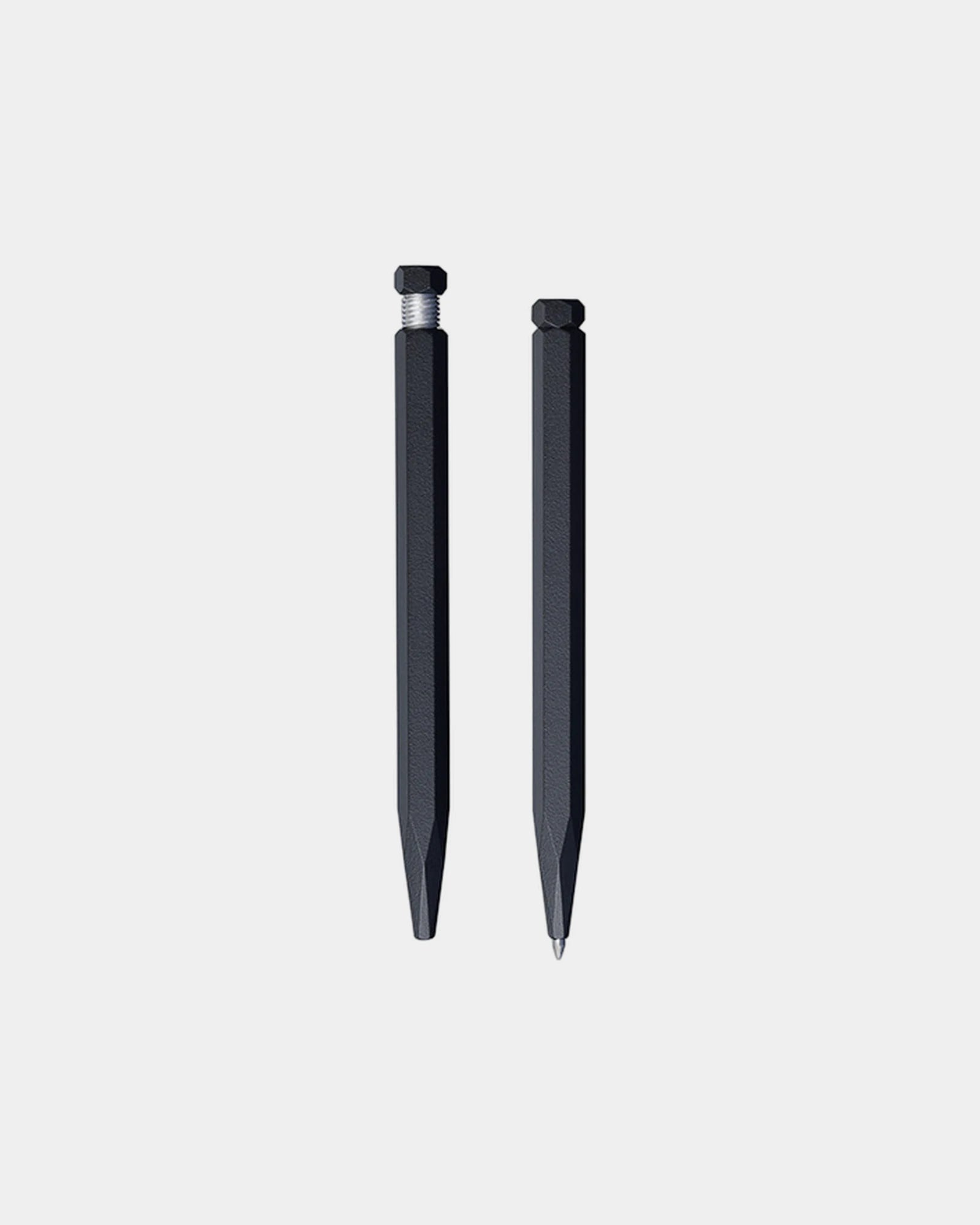 Stylo bille aluminium hexagonal à personnaliser - Black