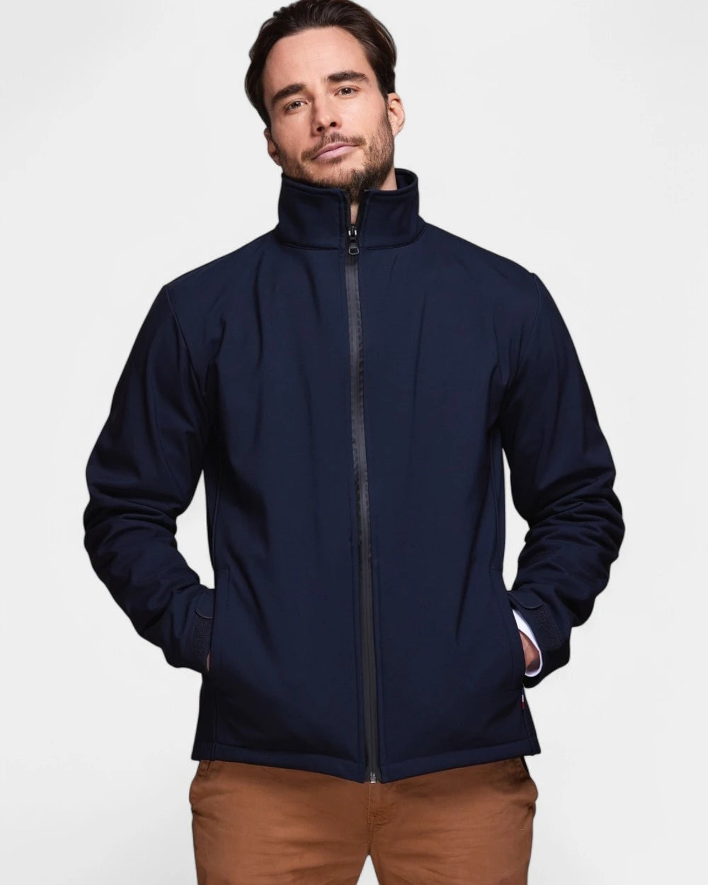 Men's Softshell Jacket Made in France to Customize