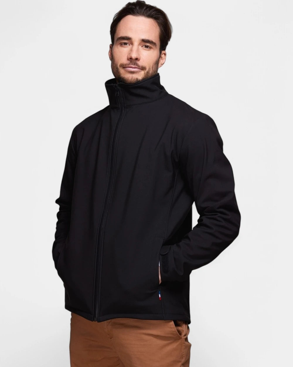 Men's Softshell Jacket Made in France to Customize