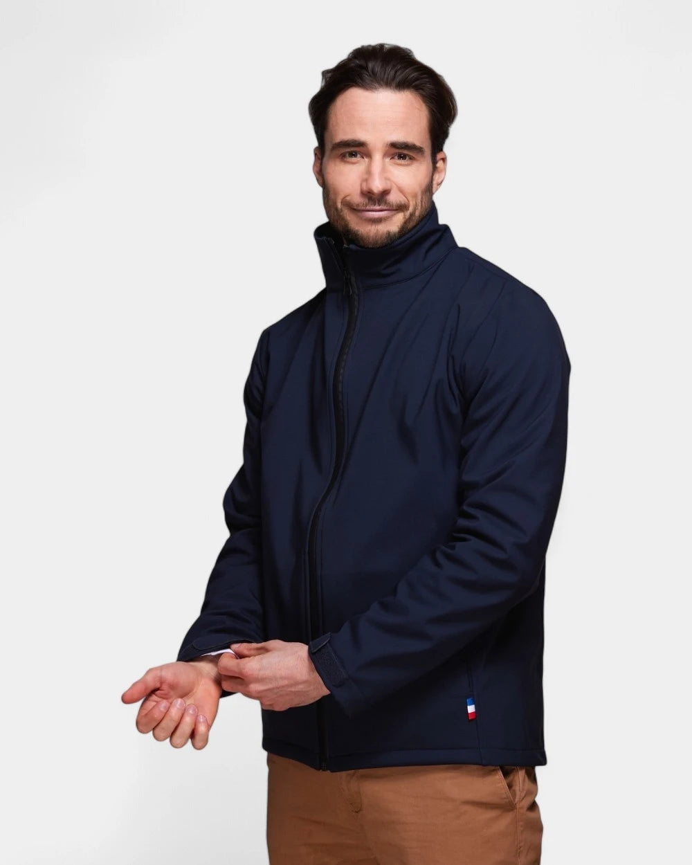 Men's Softshell Jacket Made in France to Customize
