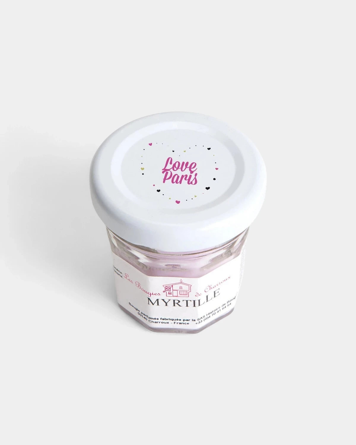 Customizable mini scented candle made in France