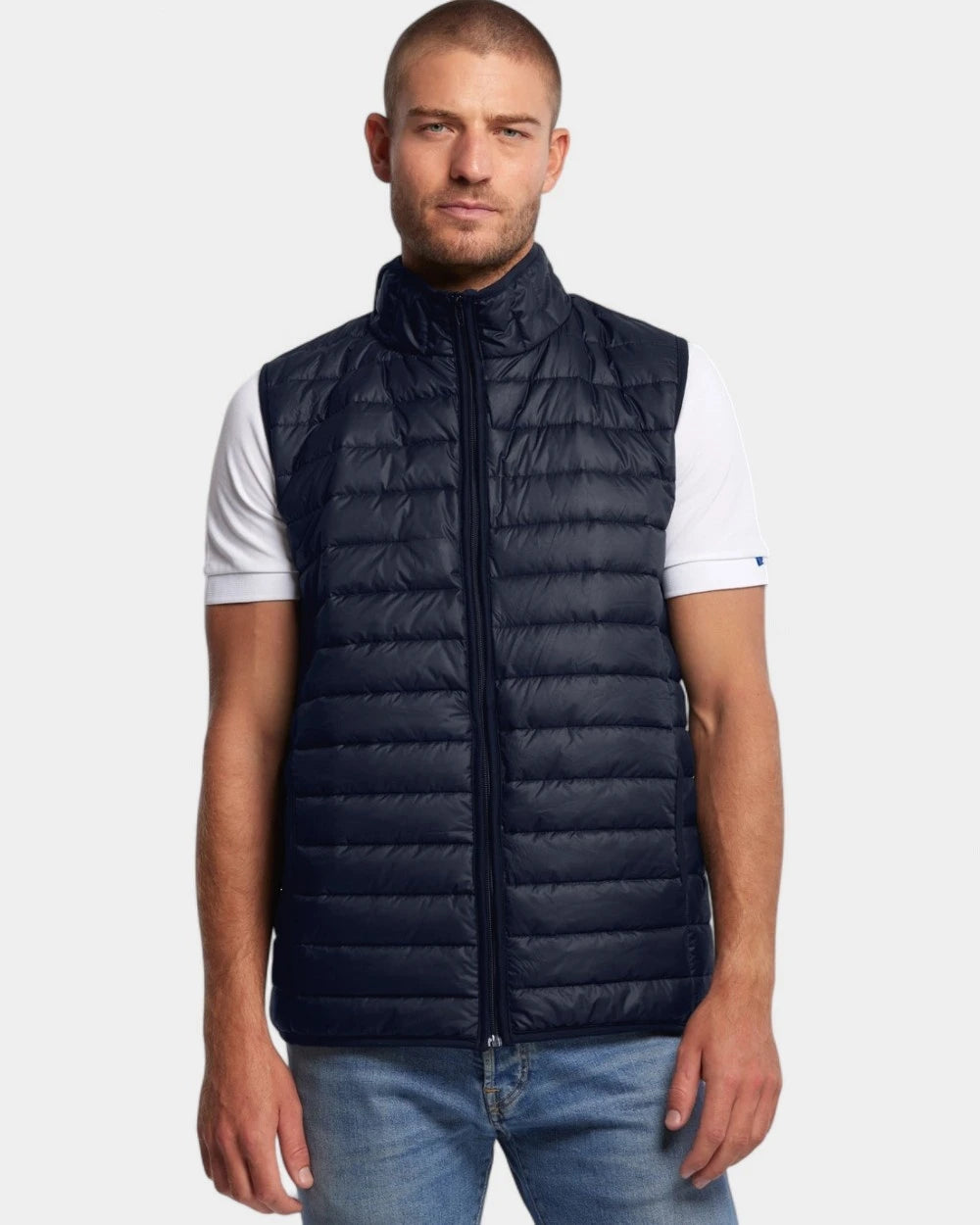 Men's Sleeveless Down Jacket Made in France to Customize