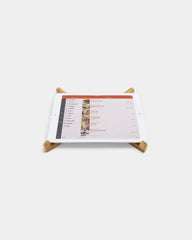 Customizable Bamboo Laptop Stand