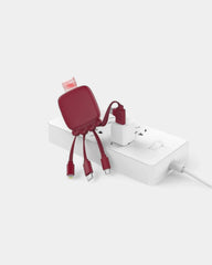Pocket Battery 3,000 mAh & Customizable Multi-Cables