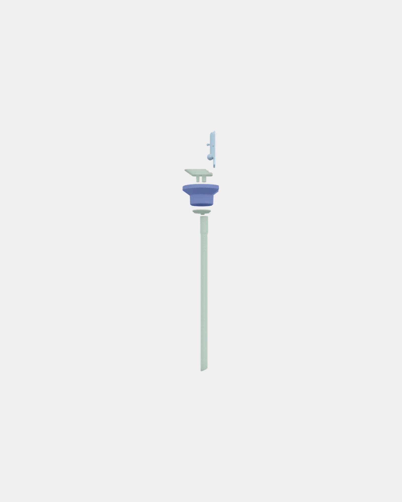 Custom reusable Flip Straw accessory Dopper - Seafoam Sorbet