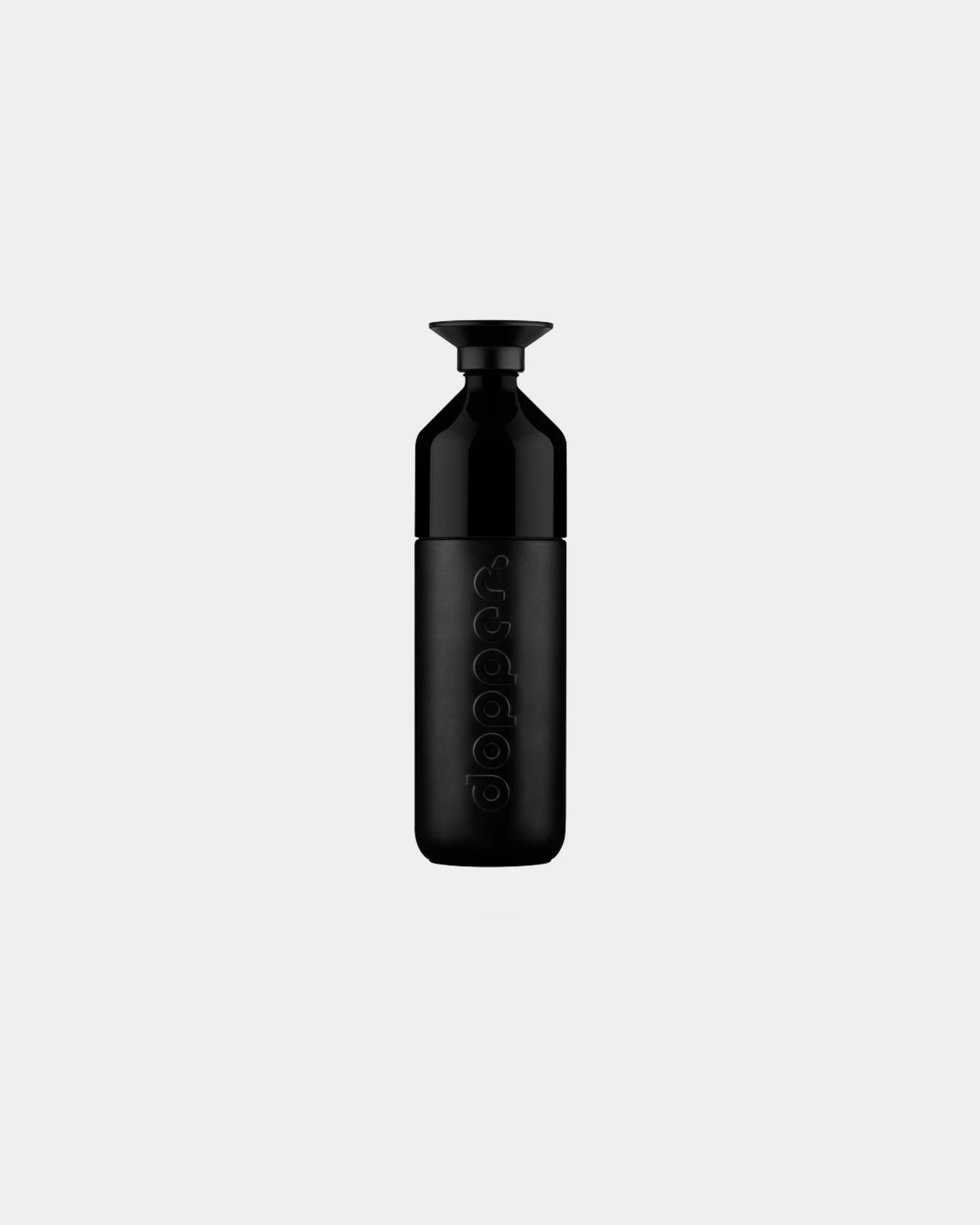 Custom insulated stainless steel water bottle Dopper - Blazing Black