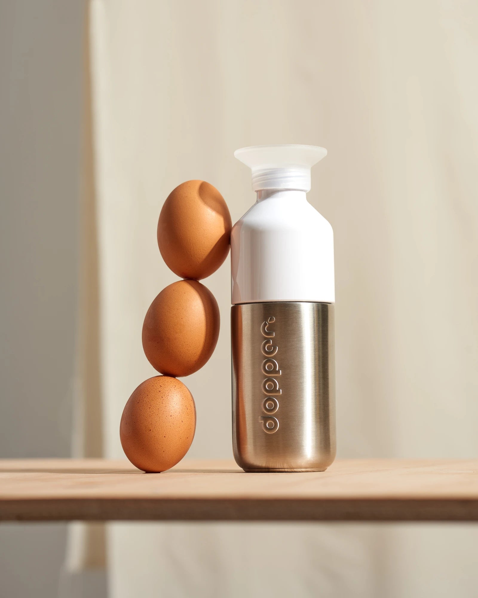 Custom recycled stainless steel Dopper Steel 350ml bottle - 48