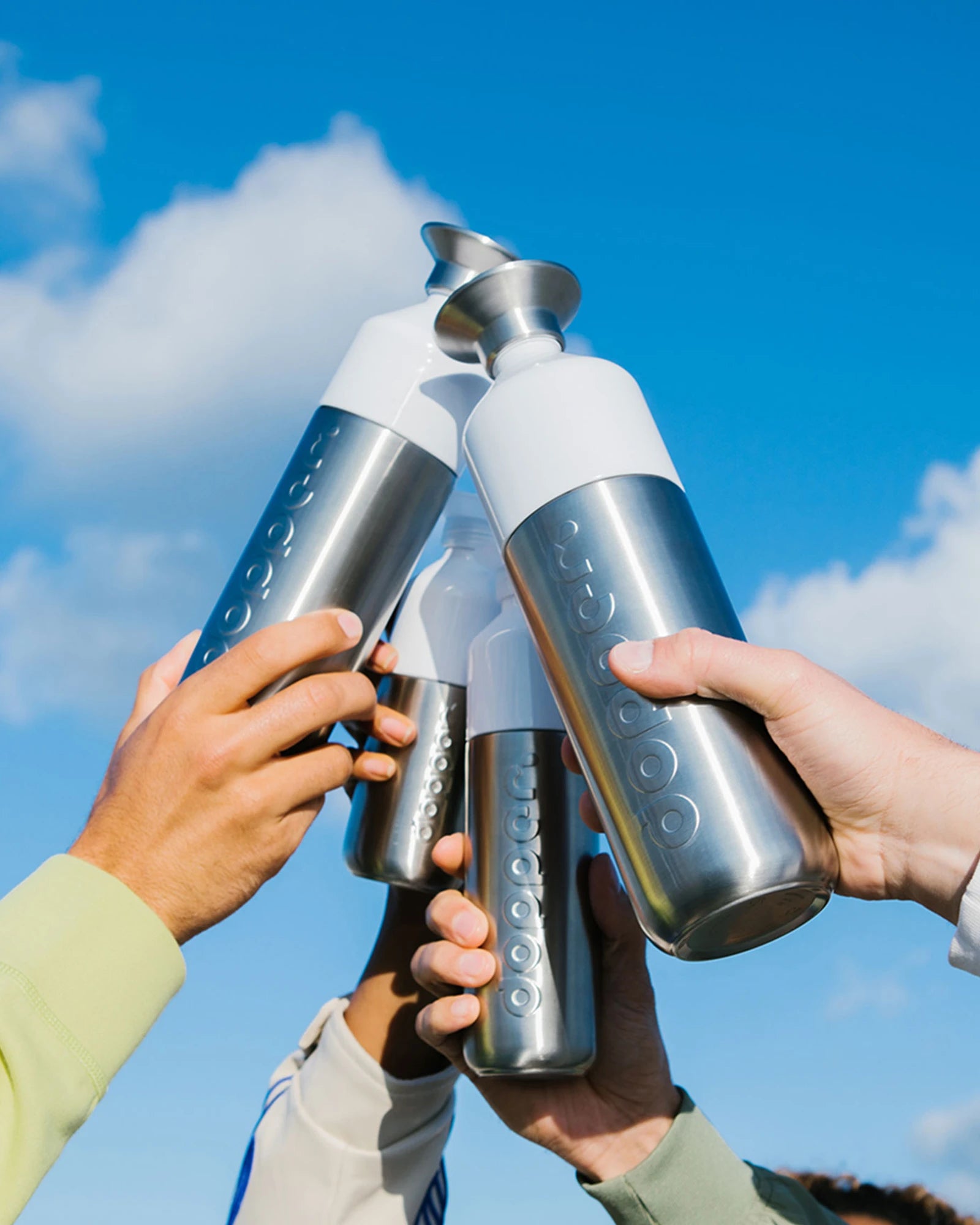 Custom recycled stainless steel Dopper Steel 350ml bottle - 79