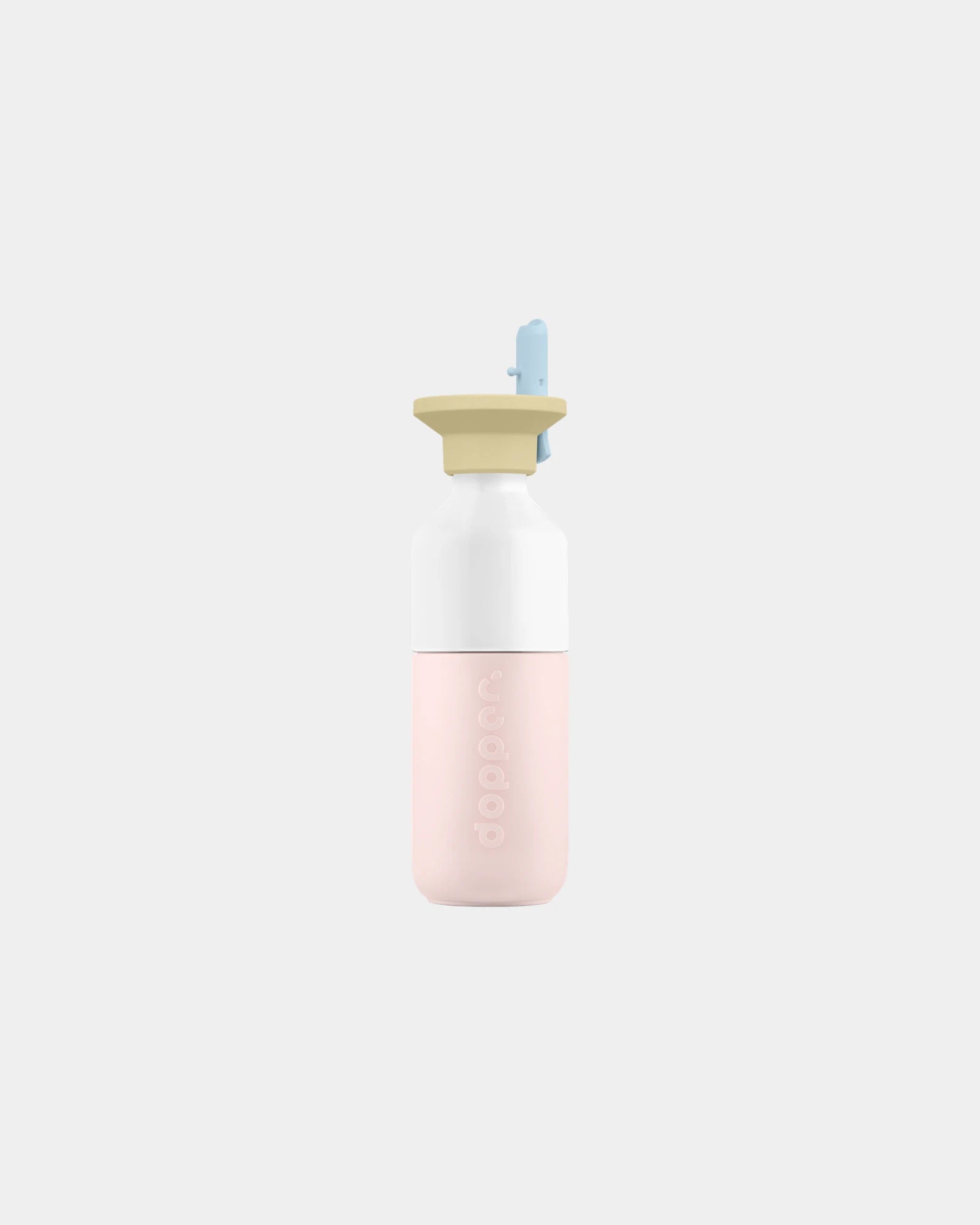 Custom recycled stainless steel Dopper Steel 350ml bottle - Soft Pink