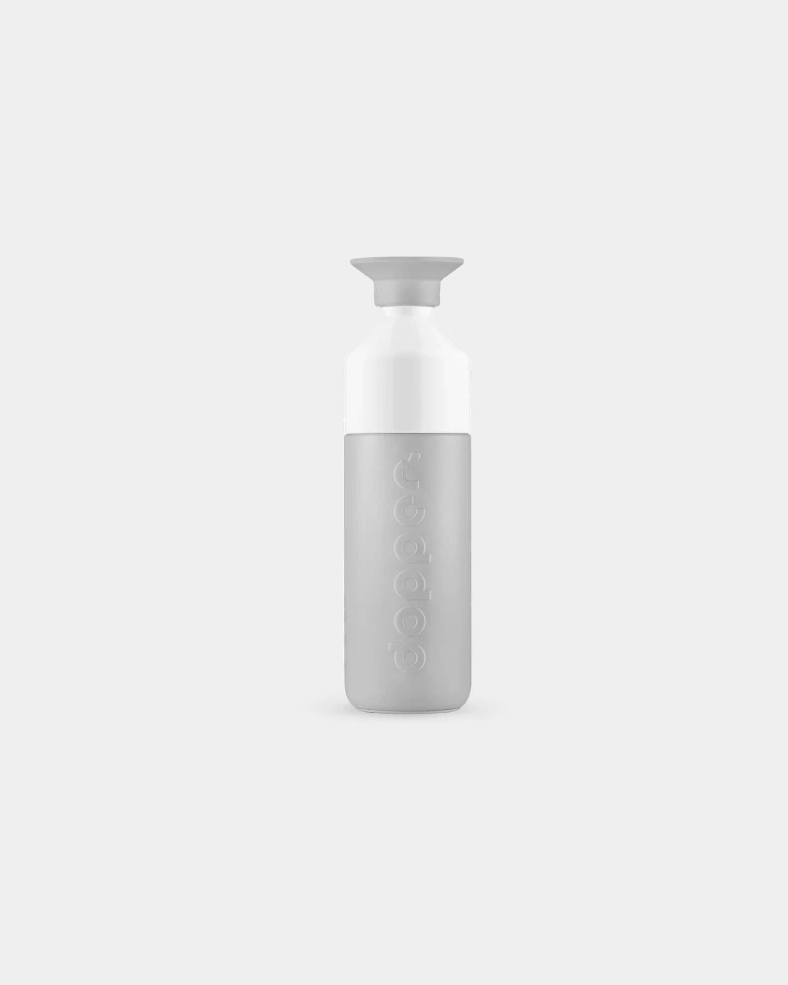 Custom recycled stainless steel Dopper Steel 800ml bottle - Crisp Grey