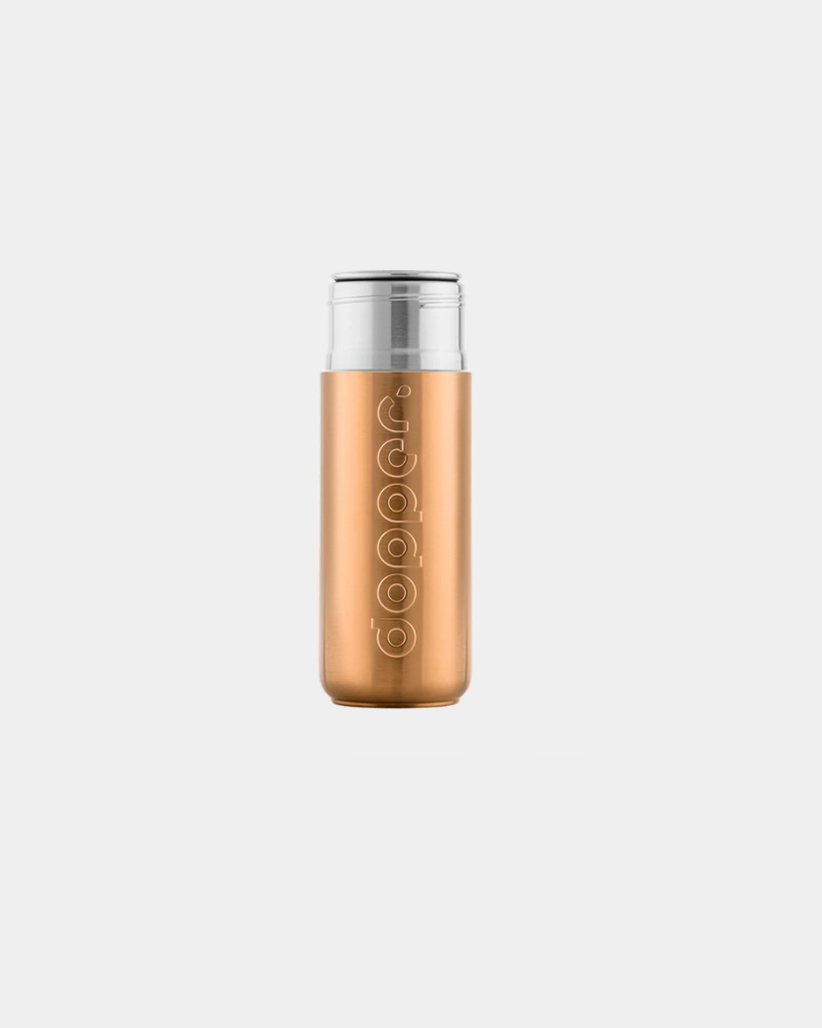 Custom recycled stainless steel Dopper Steel 800ml bottle - Bronze