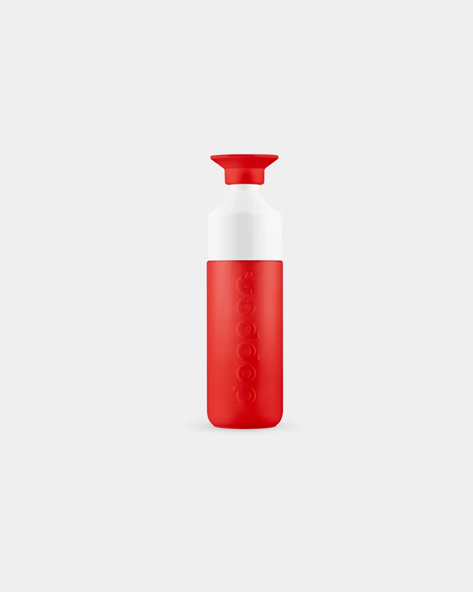 Custom recycled stainless steel Dopper Steel 800ml bottle - Vivid Red