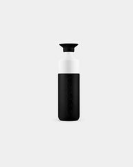 Custom recycled stainless steel Dopper Steel 800ml bottle - Deep Black