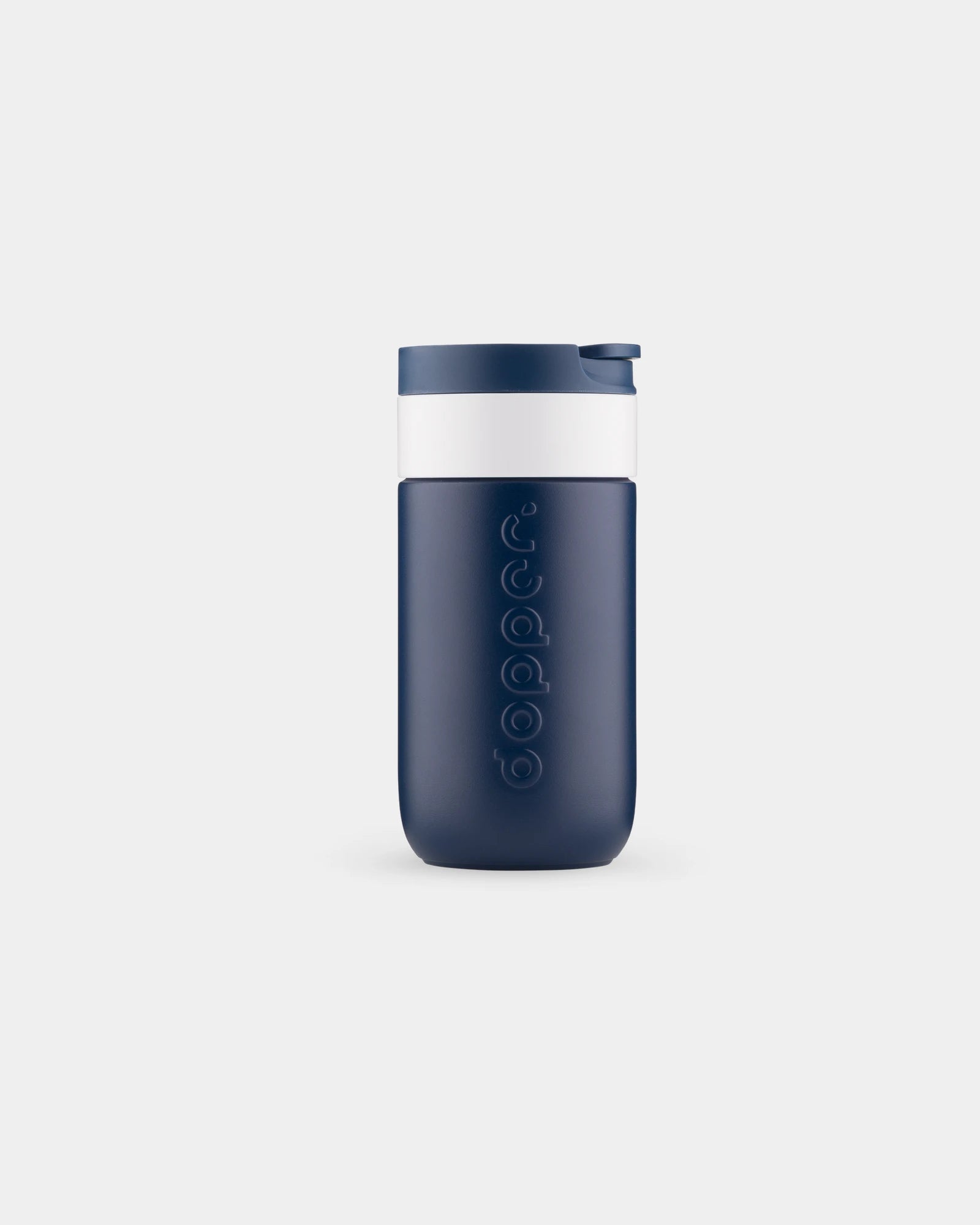 Custom recycled stainless steel travel mug Dopper 300ml - Breaker Blue