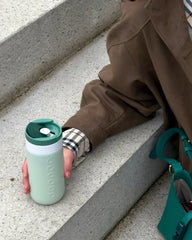 Custom recycled stainless steel travel mug Dopper 300ml - 58