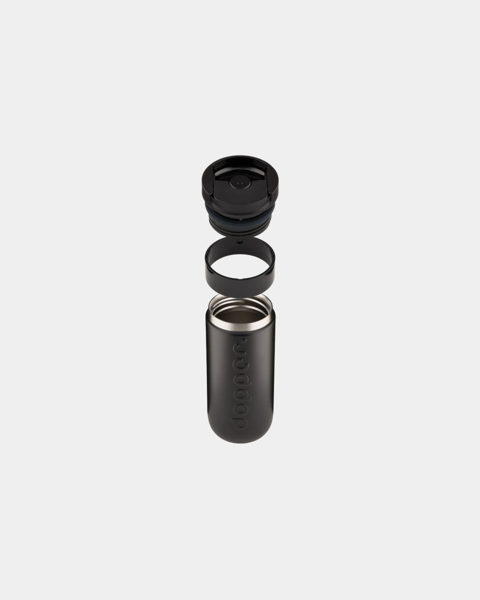 Custom recycled stainless steel travel mug Dopper 400ml - 7