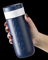 Custom recycled stainless steel travel mug Dopper 400ml - 26