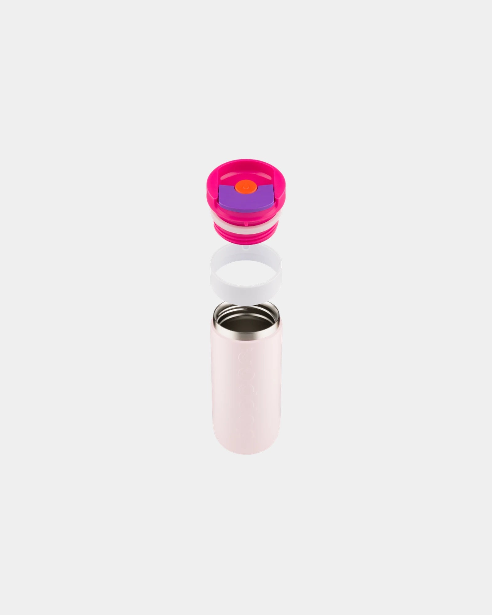 Custom recycled stainless steel travel mug Dopper 400ml - 61