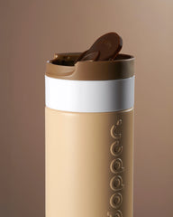 Custom recycled stainless steel travel mug Dopper 400ml - 37