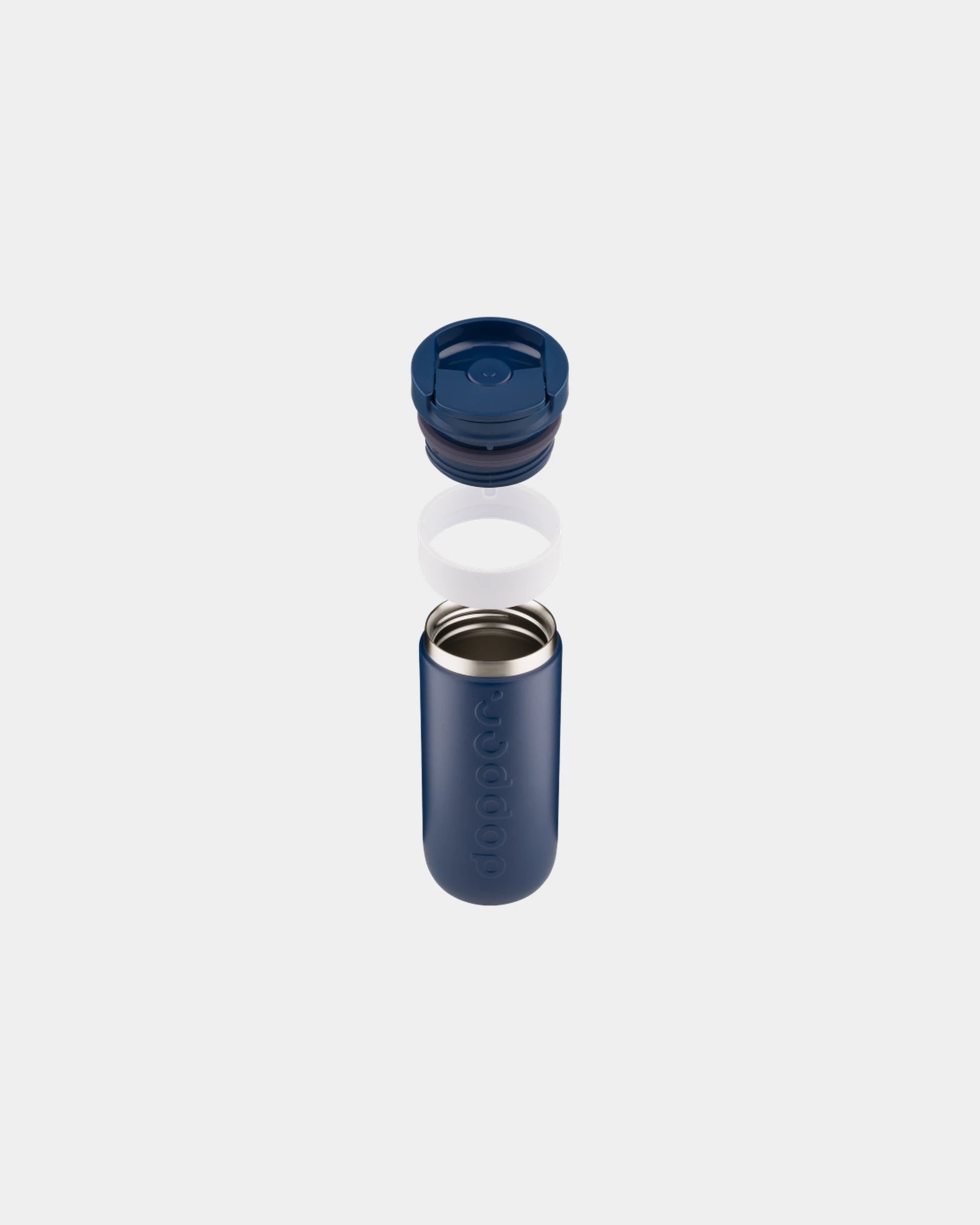 Custom recycled stainless steel travel mug Dopper 400ml - 22