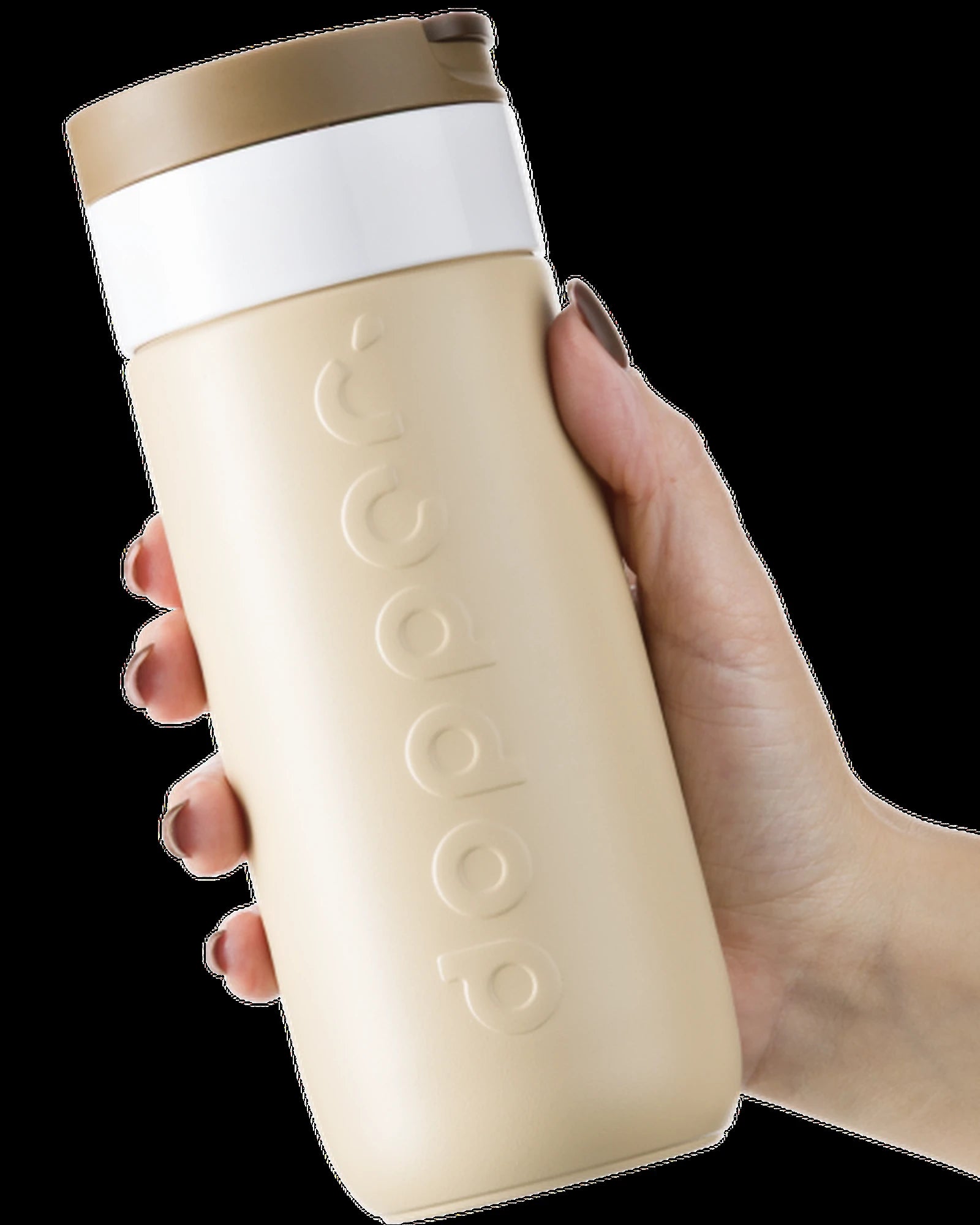 Custom recycled stainless steel travel mug Dopper 400ml - 39