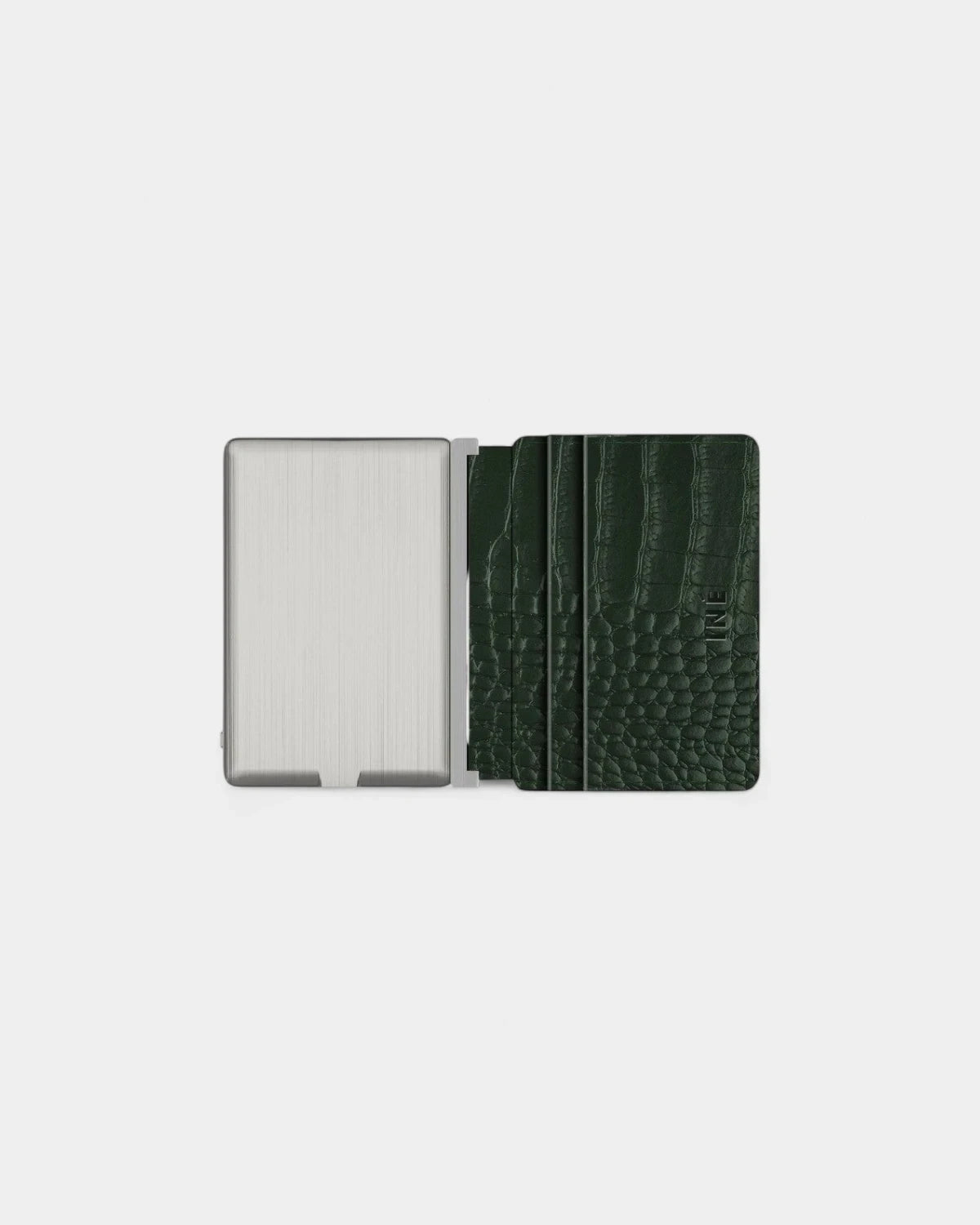 Customizable anti-RFID recycled leather card holder