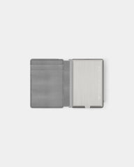 Customizable anti-RFID recycled leather card holder
