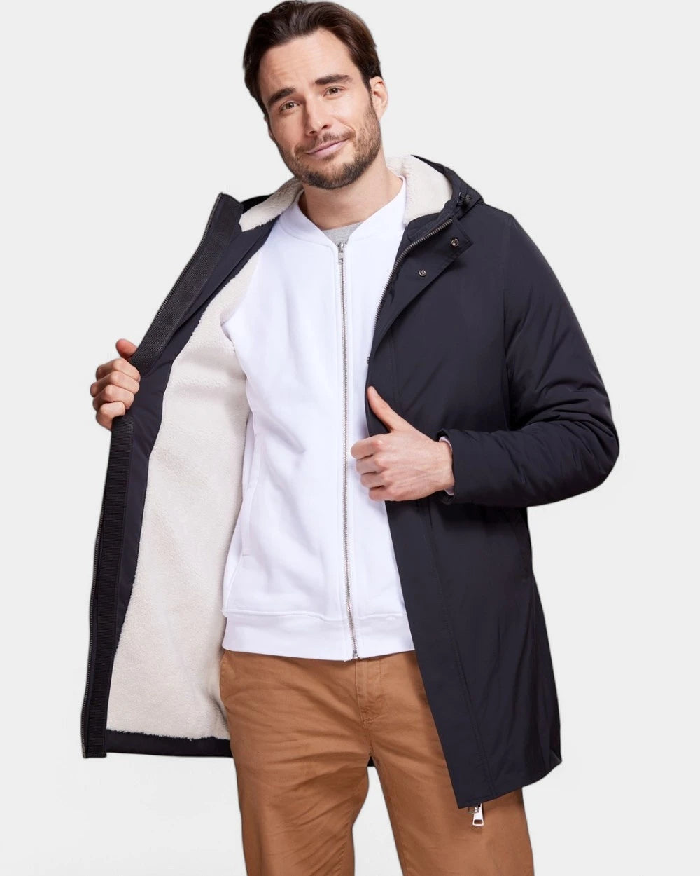 Long Parka with Sherpa Lining to Customize