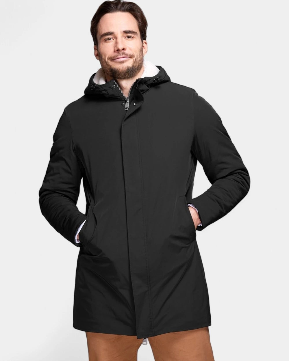 Long Parka with Sherpa Lining to Customize