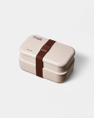 2-Tier Wooden Fiber Lunchbox Customizable
