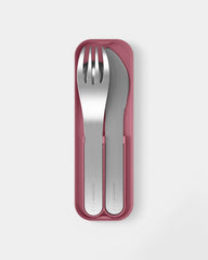 Customizable biodegradable MB cutlery set