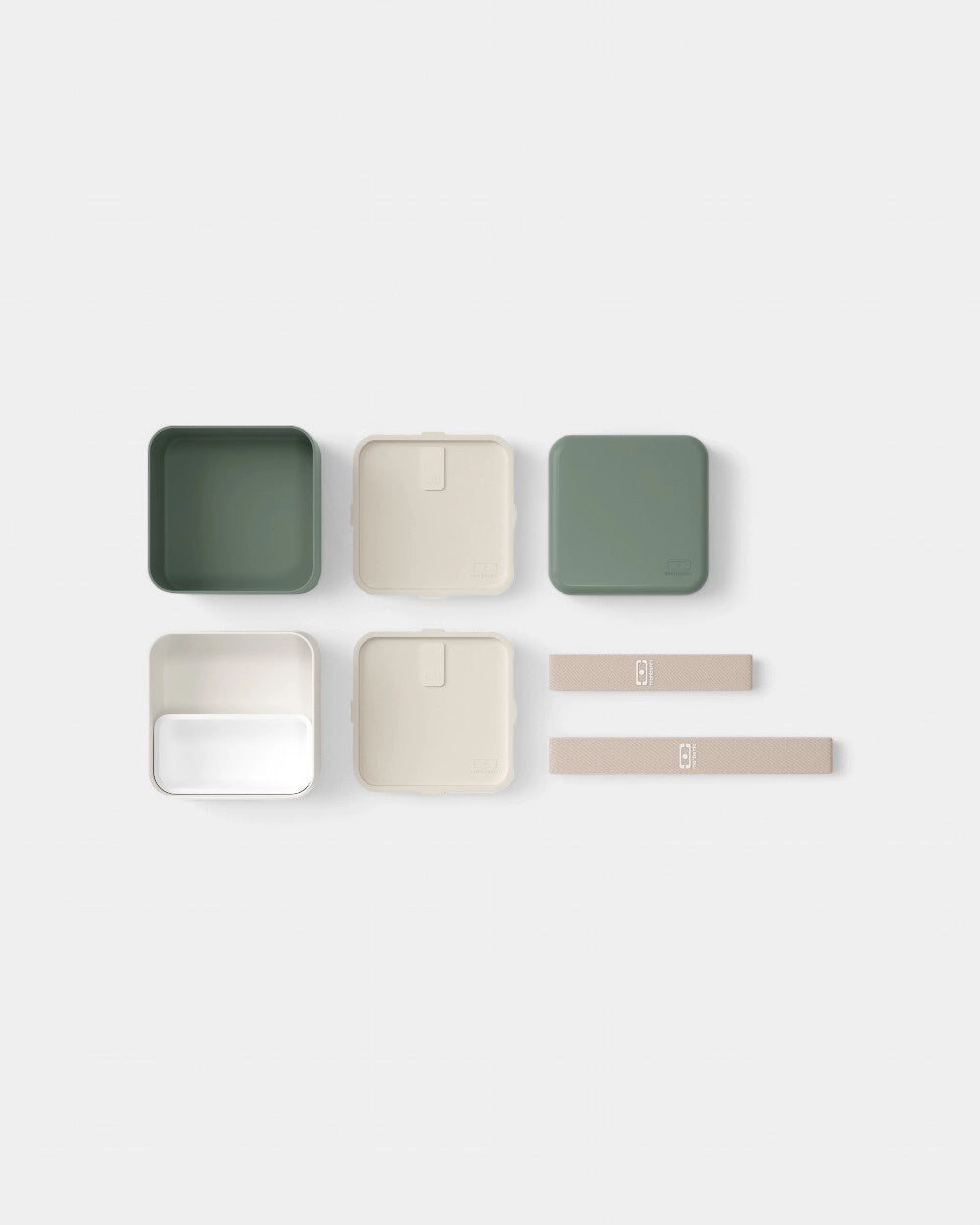 Customizable square lunchbox made in France