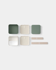Customizable square lunchbox made in France
