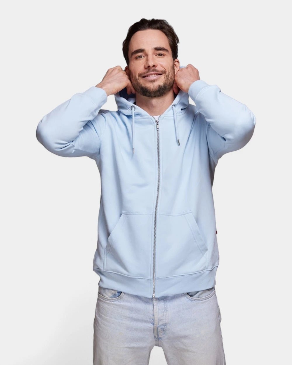 Unisex Zipped Hoodie Made in France to Customize