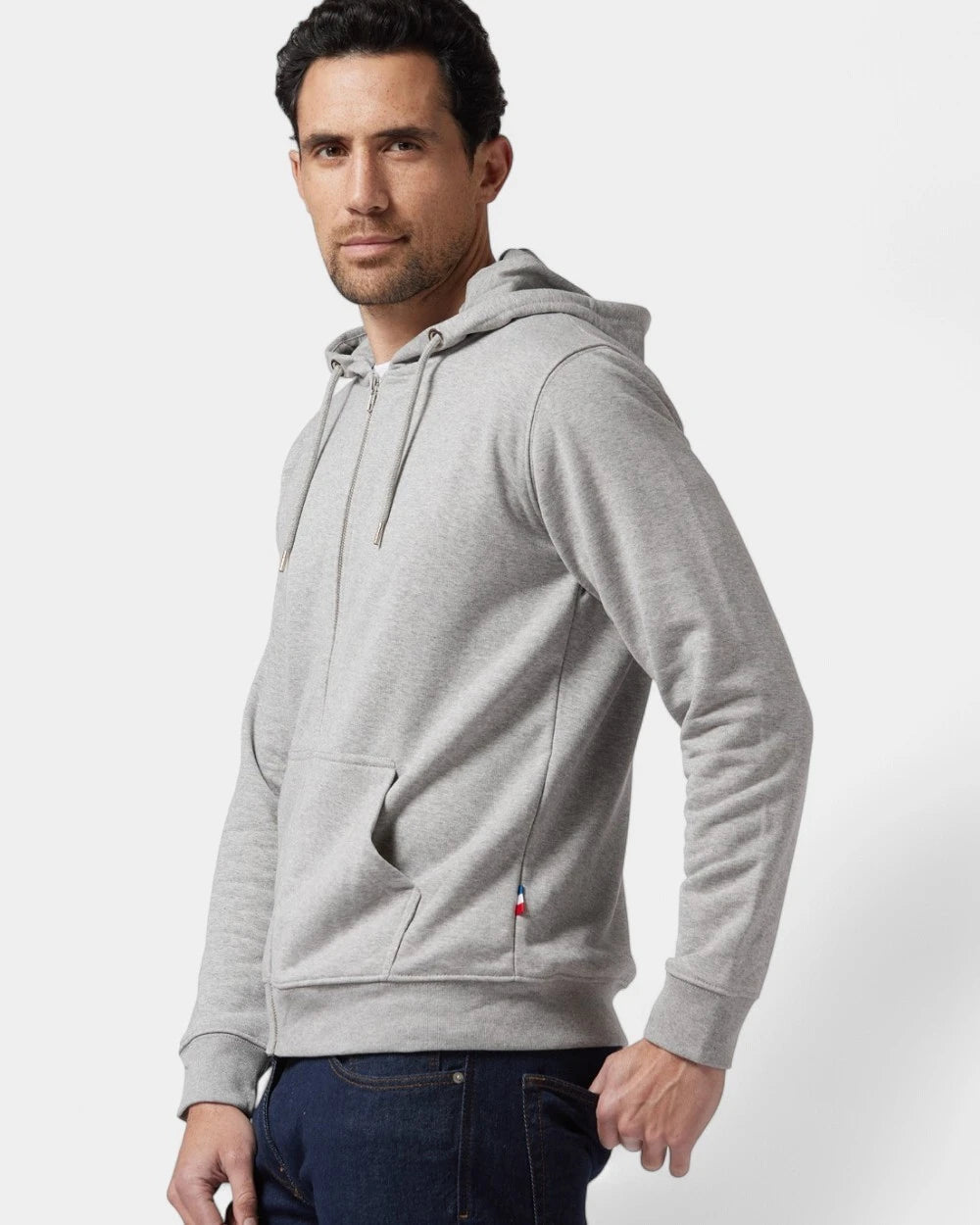 Unisex Zipped Hoodie Made in France to Customize