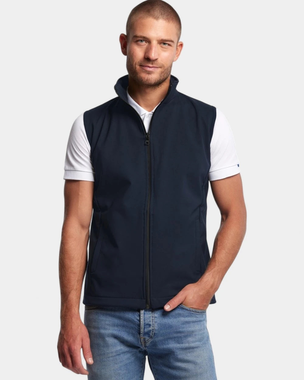 Men's Softshell Bodywarmer Made in France to Customize