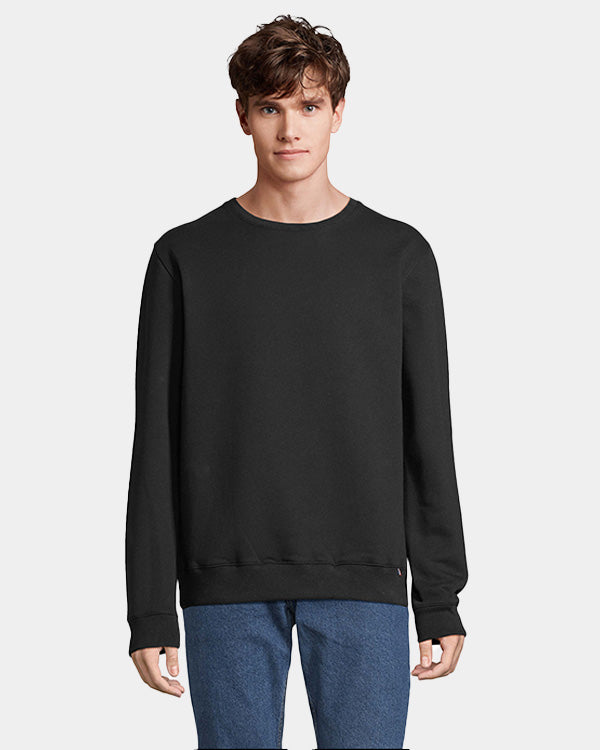 Round neck sweatshirt made in France to customize