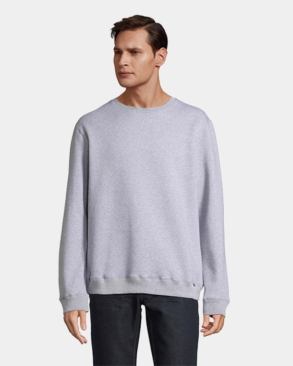 Round neck sweatshirt made in France to customize