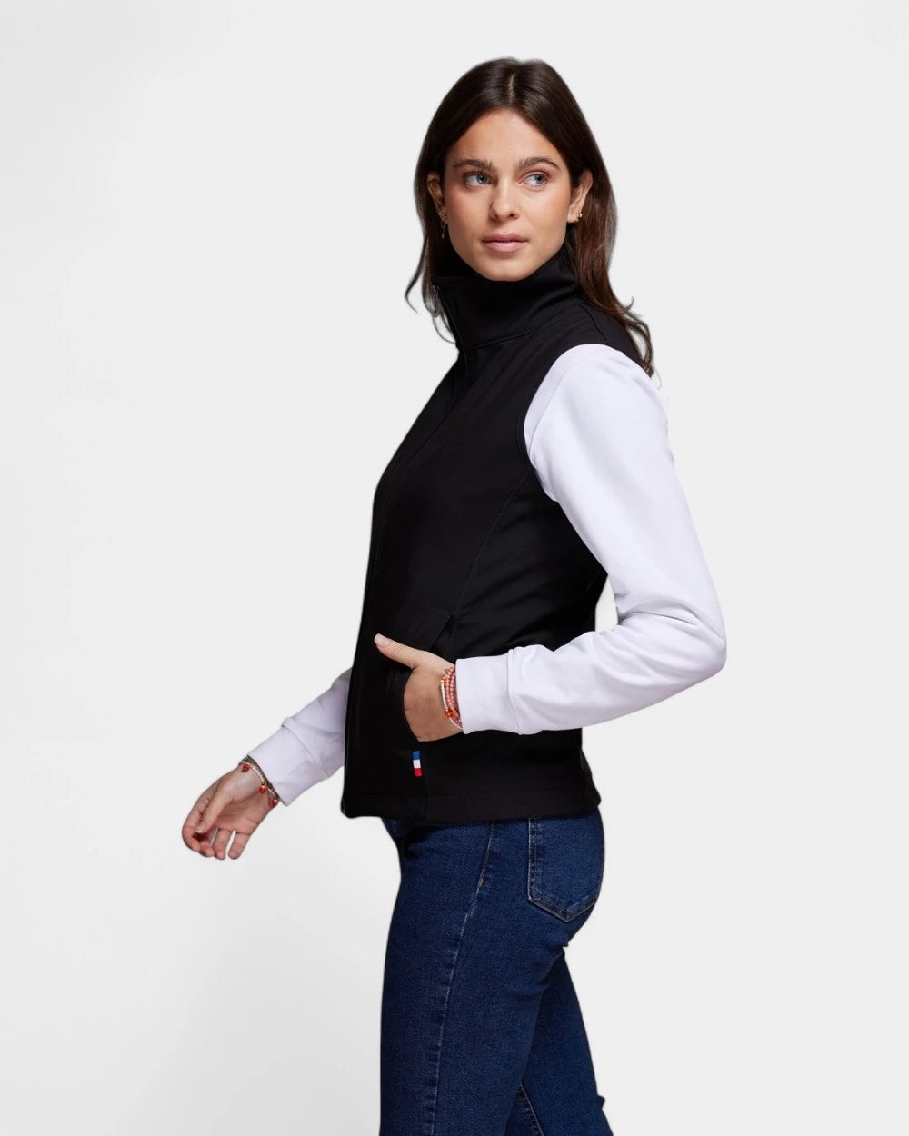 Women's Softshell Bodywarmer Made in France to Customize