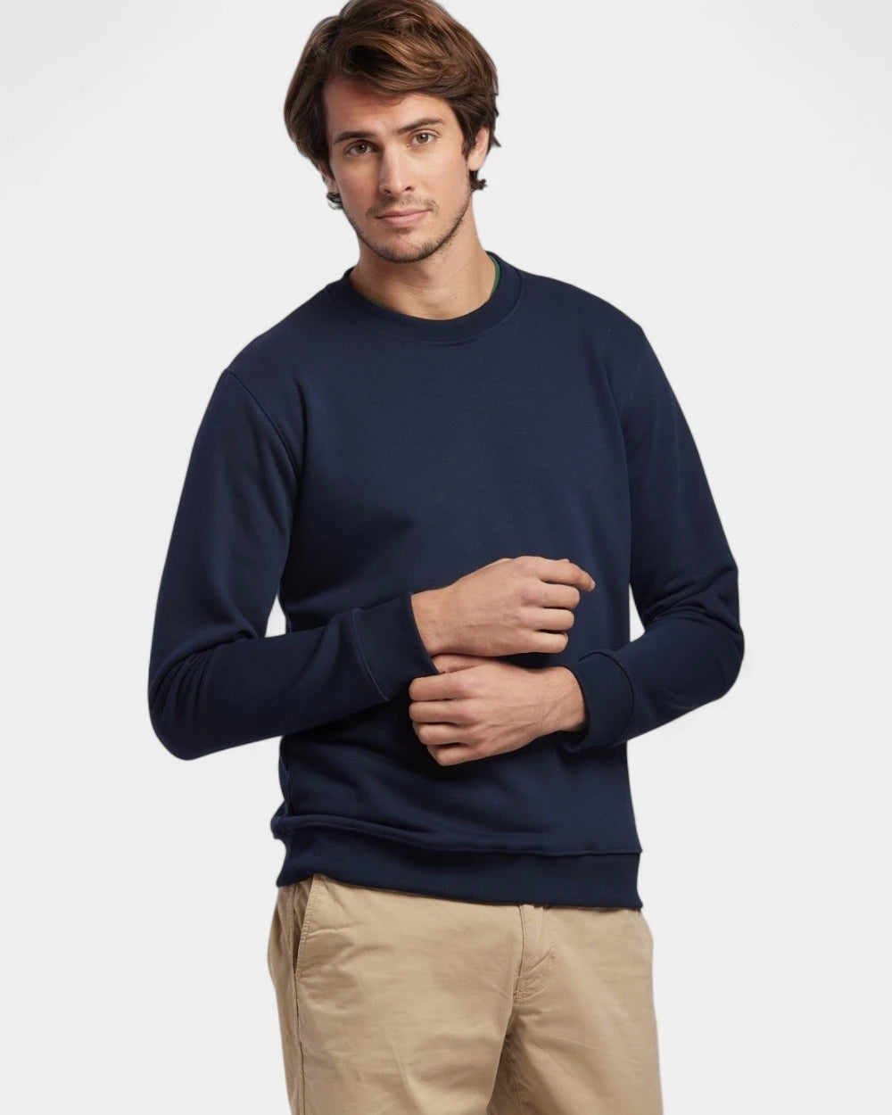 Customizable Round Neck Sweatshirt Made in France
