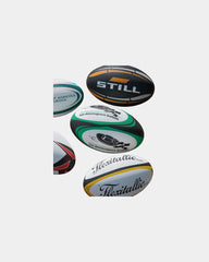 Ballon rugby 21cm à picot à personnaliser - Multicolore