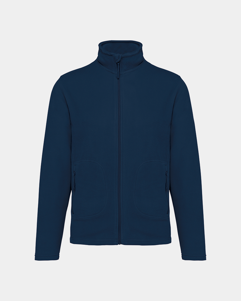 Eco-friendly customizable microfleece jacket