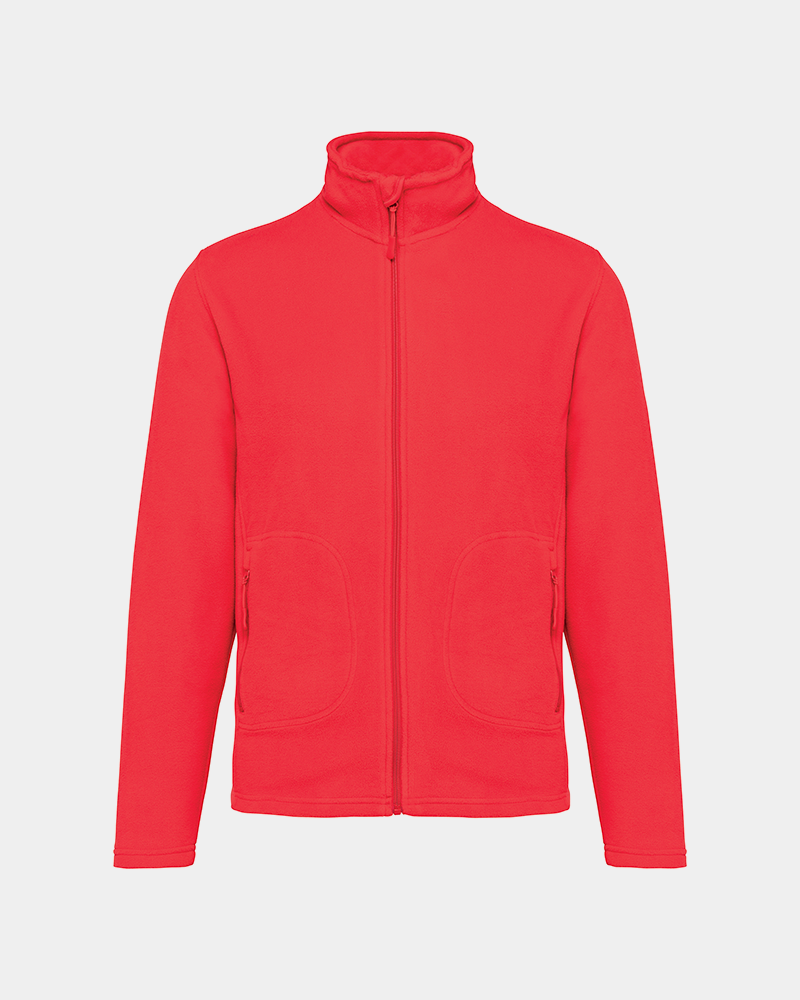 Eco-friendly customizable microfleece jacket