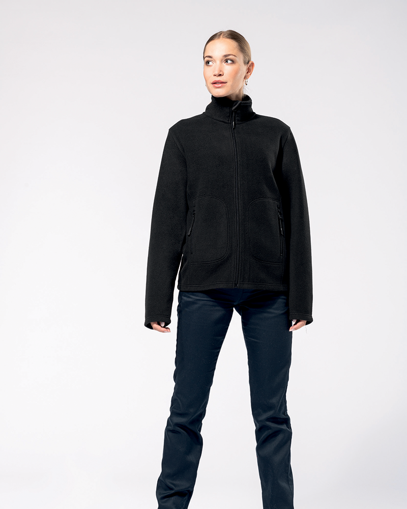 Eco-friendly customizable microfleece jacket